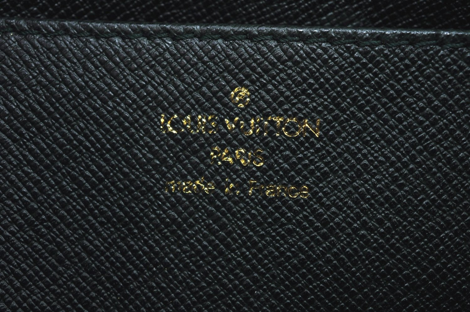 Authentic Louis Vuitton Epi Pochette Homme Clutch Hand Bag Brown M52528 LV 1496I