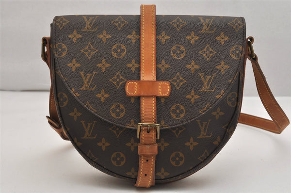 Authentic Louis Vuitton Monogram Chantilly GM Shoulder Cross Bag M51232 LV 1497K