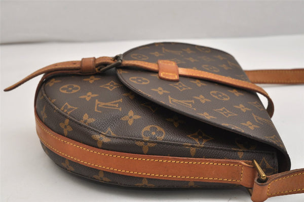 Authentic Louis Vuitton Monogram Chantilly GM Shoulder Cross Bag M51232 LV 1497K