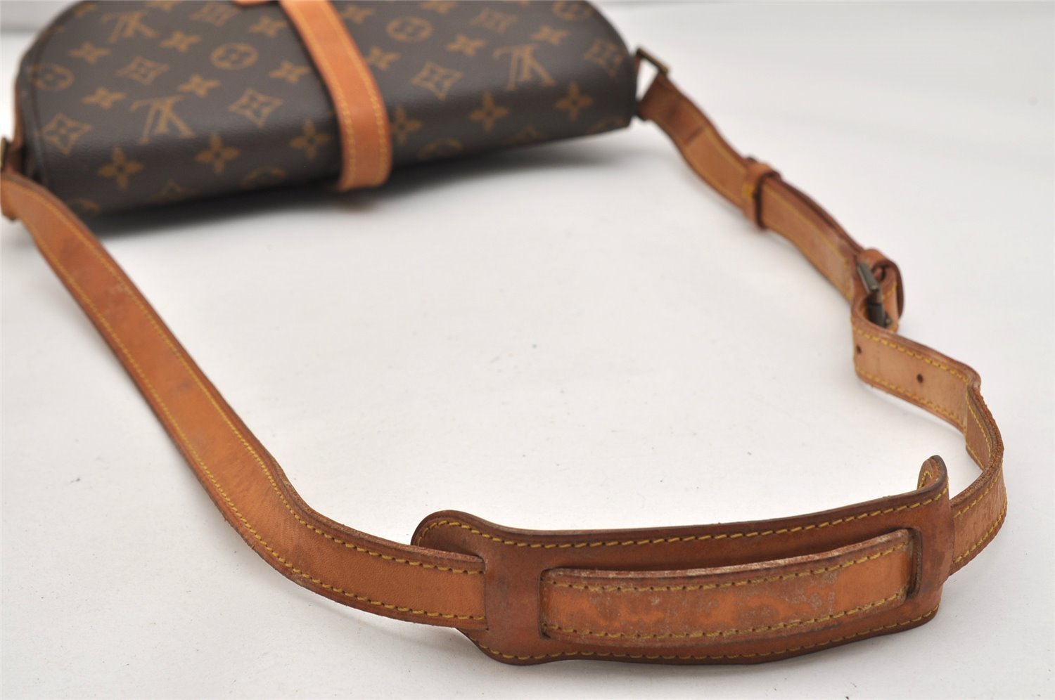 Authentic Louis Vuitton Monogram Chantilly GM Shoulder Cross Bag M51232 LV 1497K