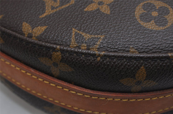 Authentic Louis Vuitton Monogram Chantilly GM Shoulder Cross Bag M51232 LV 1497K