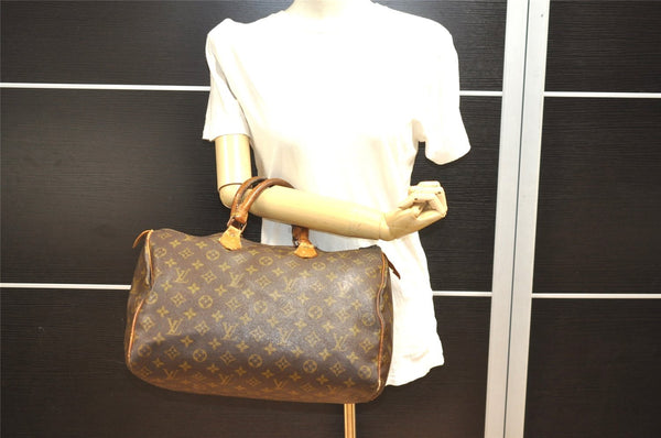 Authentic Louis Vuitton Monogram Speedy 35 Hand Boston Bag Old Model LV 1498I