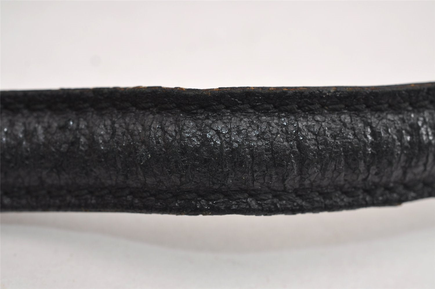 Authentic GUCCI Shoulder Hand Bag Purse GG Canvas Leather 113012 Black 1498J