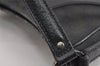 Authentic GUCCI Shoulder Hand Bag Purse GG Canvas Leather 113012 Black 1498J