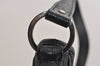 Authentic GUCCI Shoulder Hand Bag Purse GG Canvas Leather 113012 Black 1498J