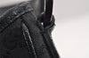 Authentic GUCCI Shoulder Hand Bag Purse GG Canvas Leather 113012 Black 1498J