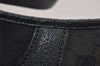 Authentic GUCCI Shoulder Hand Bag Purse GG Canvas Leather 113012 Black 1498J