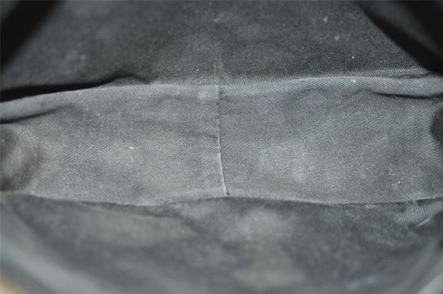 Authentic GUCCI Shoulder Hand Bag Purse GG Canvas Leather 113012 Black 1498J