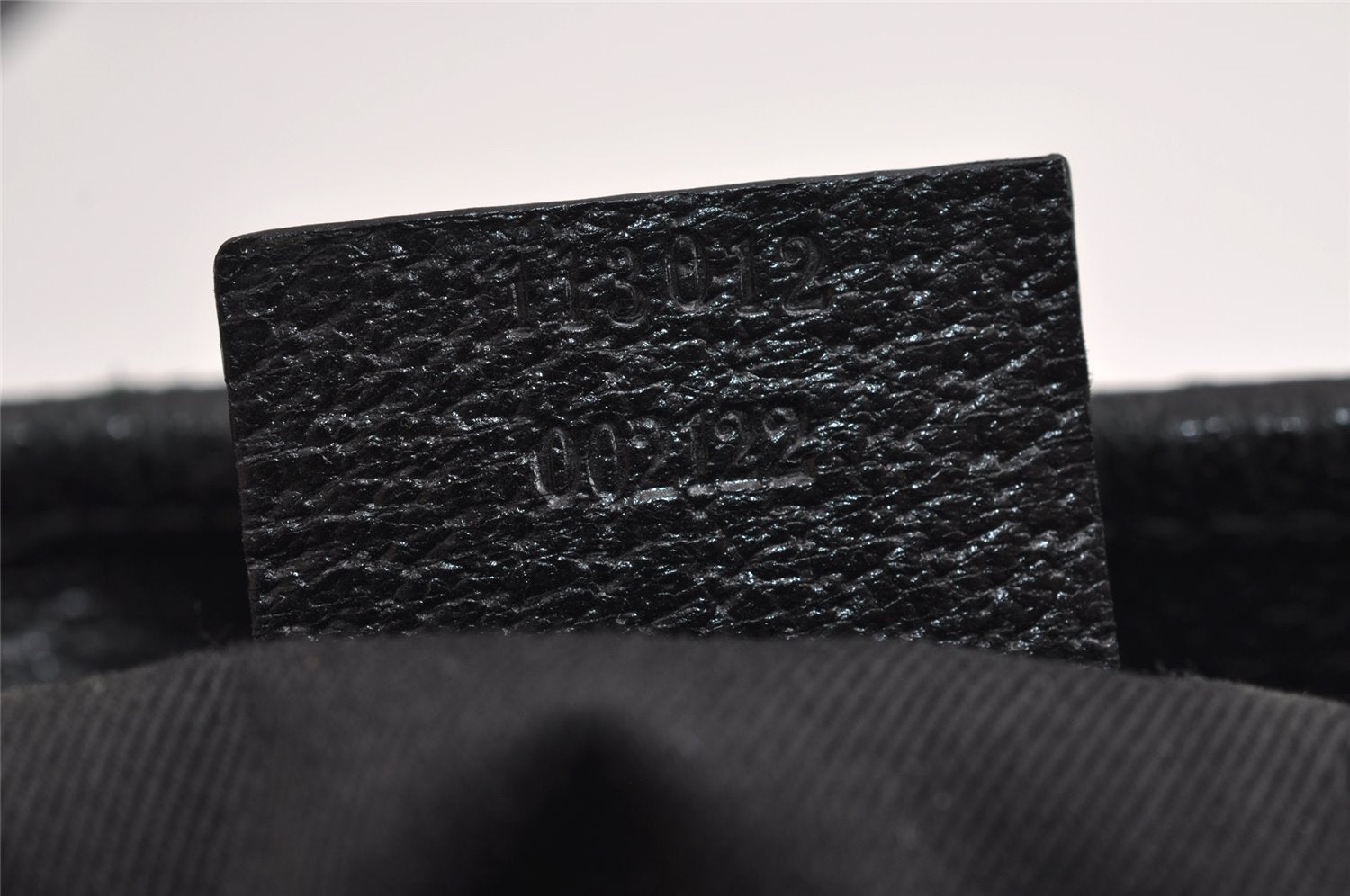 Authentic GUCCI Shoulder Hand Bag Purse GG Canvas Leather 113012 Black 1498J