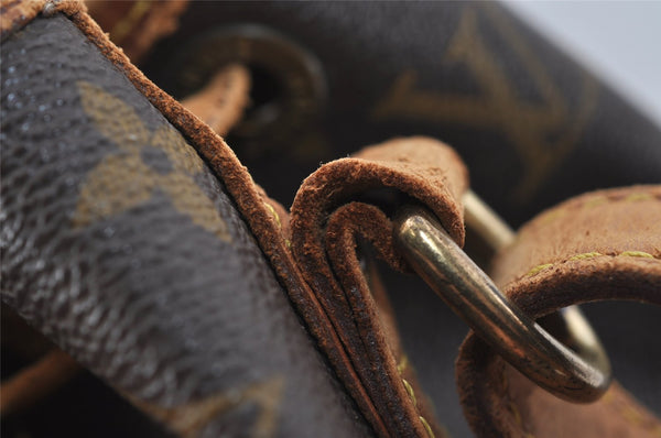 Authentic Louis Vuitton Monogram Noe Shoulder Drawstring Bag M42224 LV 1499I