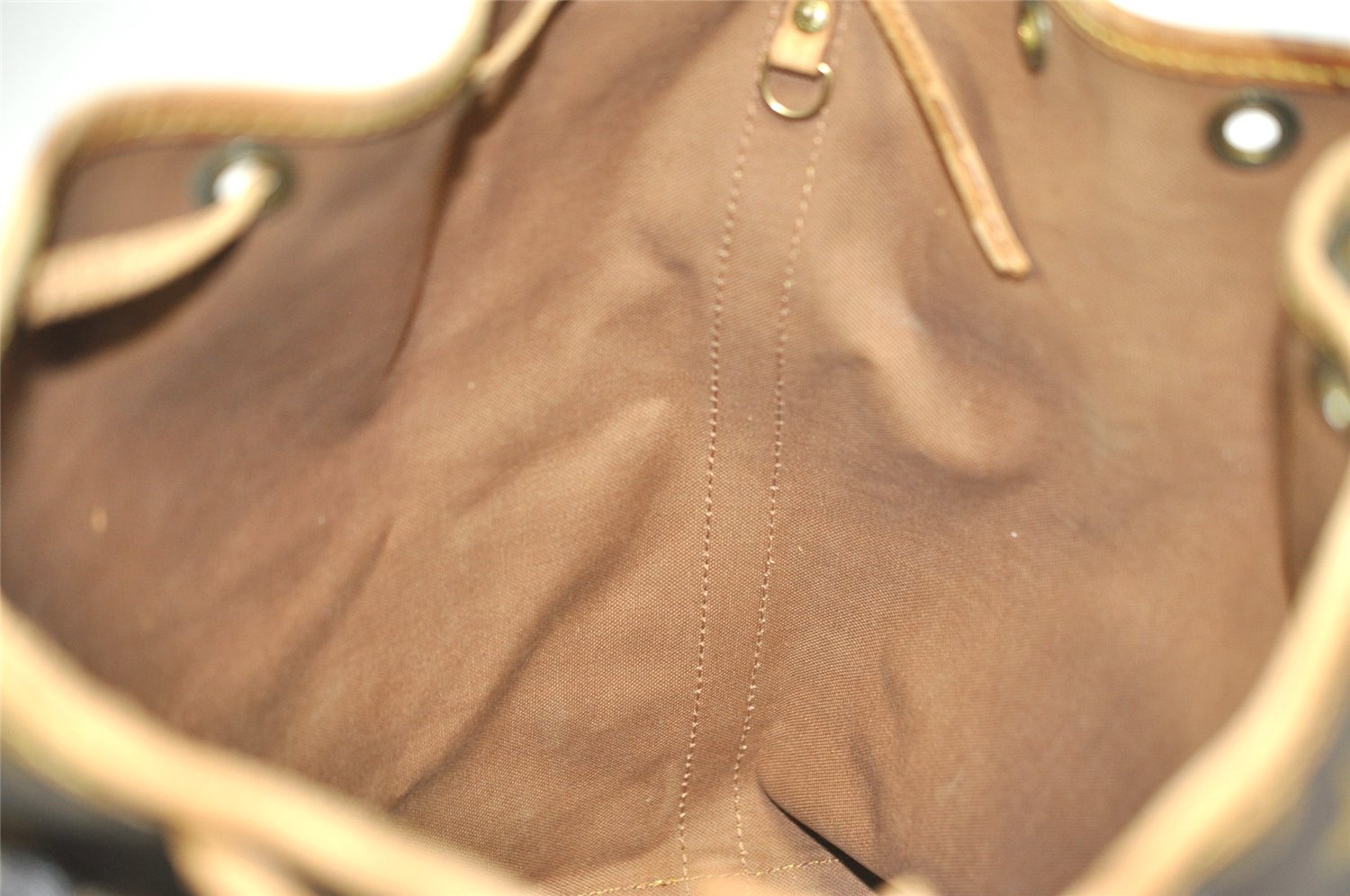 Authentic Louis Vuitton Monogram Noe Shoulder Drawstring Bag M42224 LV 1499I