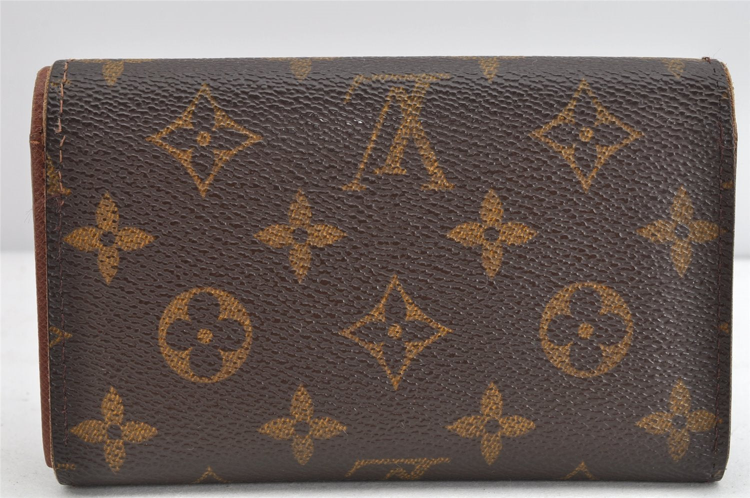 Auth Louis Vuitton Monogram Porte Monnaie Billets Tresor Wallet M61730 LV 1500K