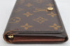 Auth Louis Vuitton Monogram Porte Monnaie Billets Tresor Wallet M61730 LV 1500K