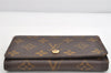 Auth Louis Vuitton Monogram Porte Monnaie Billets Tresor Wallet M61730 LV 1500K