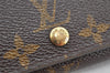 Auth Louis Vuitton Monogram Porte Monnaie Billets Tresor Wallet M61730 LV 1500K