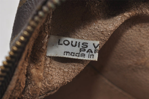 Auth Louis Vuitton Monogram Trousse Toilette 28 Clutch Hand Bag M47522 LV 1501I