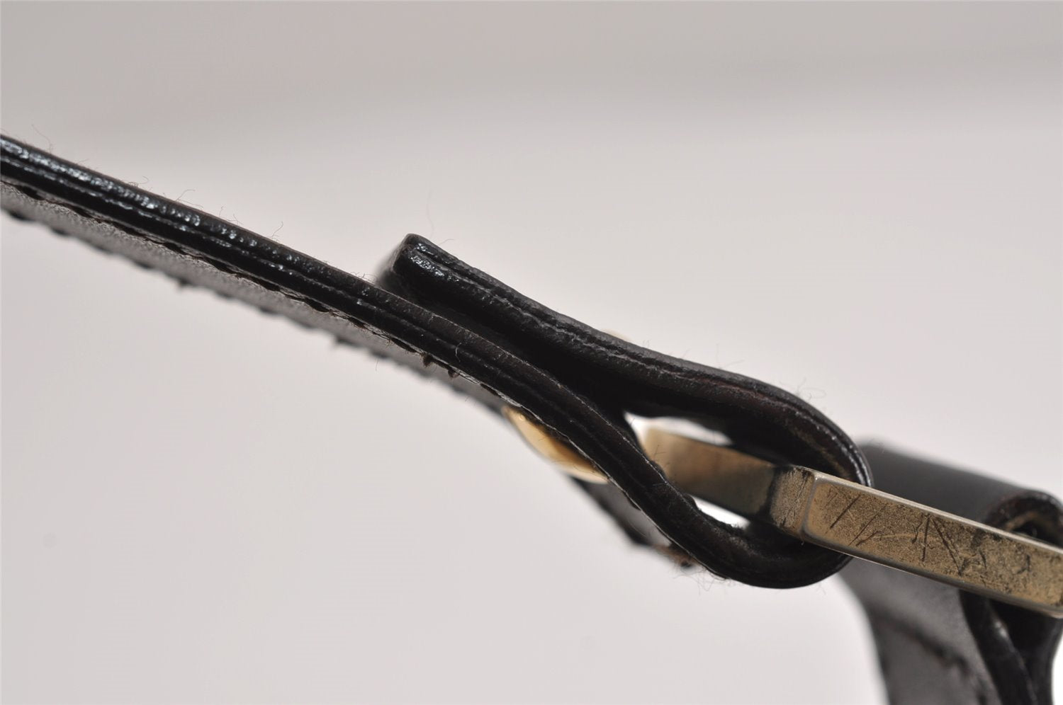 Authentic GUCCI Hand Bag Pouch Purse GG Canvas Leather 0391147 Brown 1501J