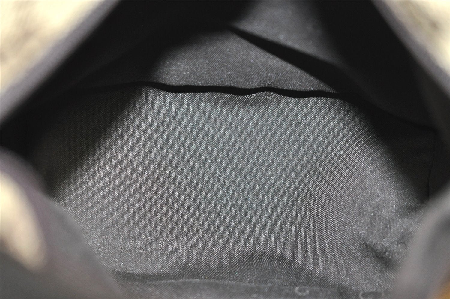 Authentic GUCCI Hand Bag Pouch Purse GG Canvas Leather 0391147 Brown 1501J