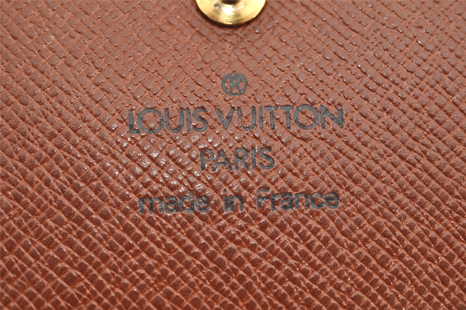 Auth Louis Vuitton Monogram Porte Monnaie Billets Tresor Wallet M61730 LV 1501K