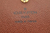 Auth Louis Vuitton Monogram Porte Monnaie Billets Tresor Wallet M61730 LV 1501K