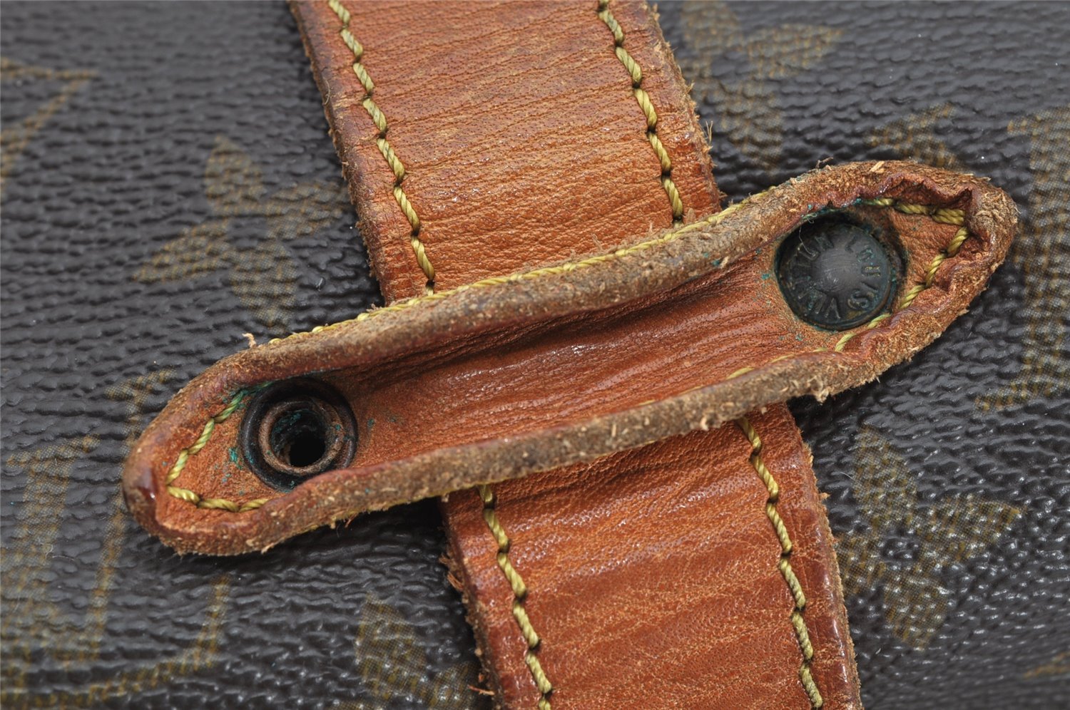 Authentic Louis Vuitton Monogram Saumur 35 Shoulder Cross Bag M42254 LV 1503K