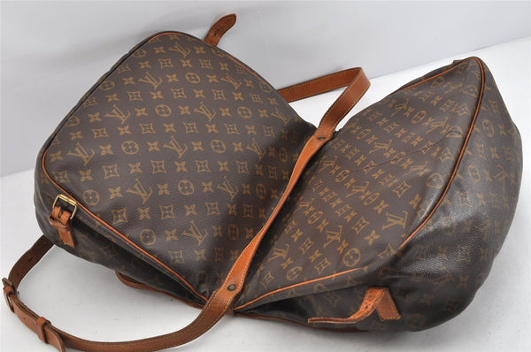 Authentic Louis Vuitton Monogram Saumur 35 Shoulder Cross Bag M42254 LV 1503K