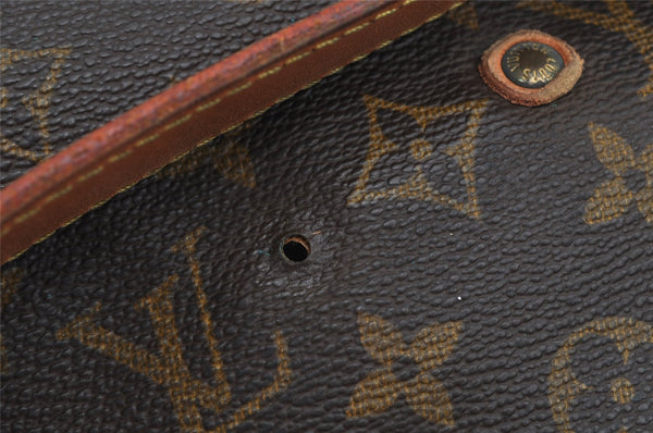 Authentic Louis Vuitton Monogram Saumur 35 Shoulder Cross Bag M42254 LV 1503K