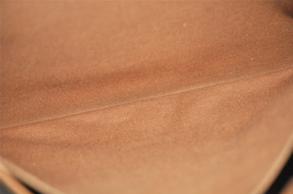 Authentic Louis Vuitton Monogram Saumur 35 Shoulder Cross Bag M42254 LV 1503K