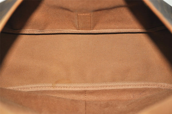 Authentic Louis Vuitton Monogram Saumur 35 Shoulder Cross Bag M42254 LV 1503K