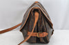 Authentic Louis Vuitton Monogram Saumur 30 Shoulder Cross Bag M42256 LV 1506K