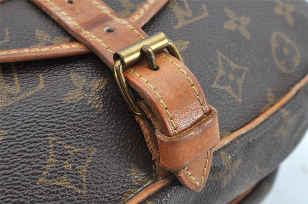 Authentic Louis Vuitton Monogram Saumur 30 Shoulder Cross Bag M42256 LV 1506K