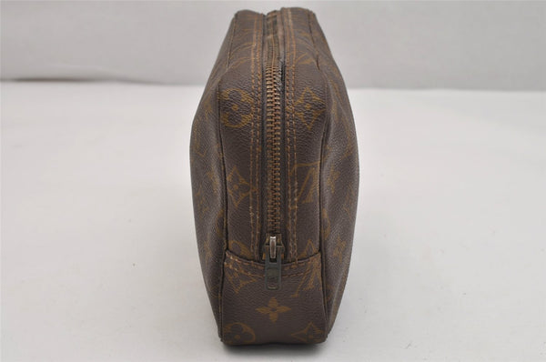Auth Louis Vuitton Monogram Trousse Toilette 23 Clutch Hand Bag Old Model 1508K