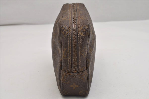 Auth Louis Vuitton Monogram Trousse Toilette 23 Clutch Hand Bag Old Model 1508K