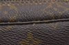 Auth Louis Vuitton Monogram Trousse Toilette 23 Clutch Hand Bag Old Model 1508K