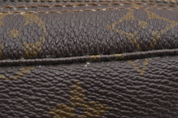 Auth Louis Vuitton Monogram Trousse Toilette 23 Clutch Hand Bag Old Model 1508K