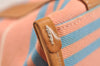 Authentic BURBERRY BLUE LABEL Shoulder Tote Bag Canvas Leather Pink 1509J