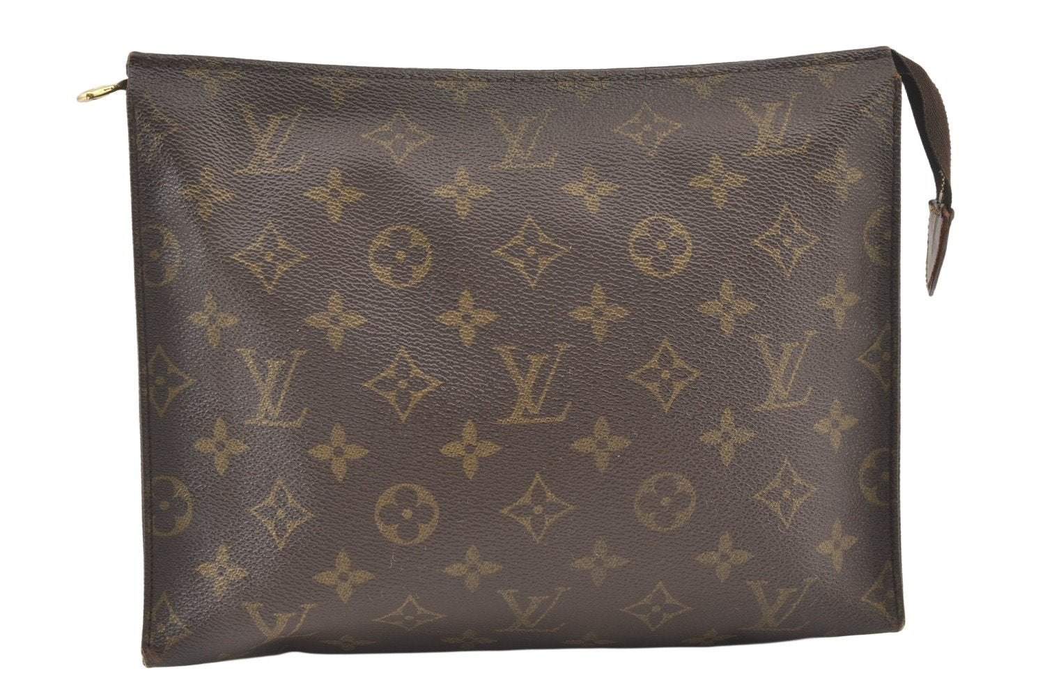 Authentic Louis Vuitton Monogram Poche Toilette 26 M47542 Cosmetics Pouch 1509K