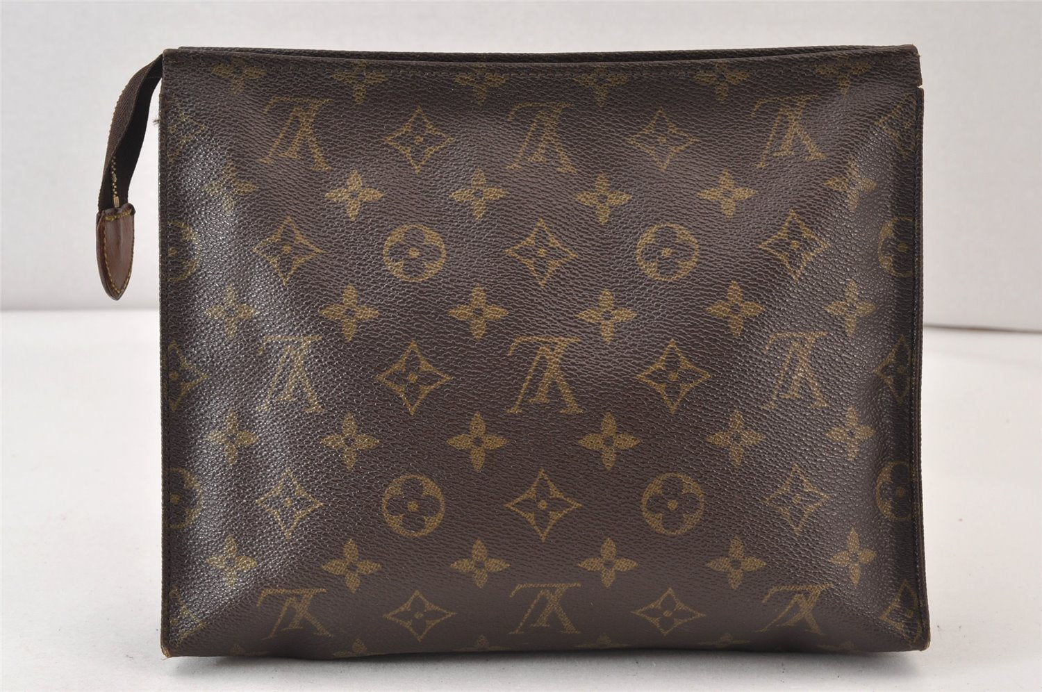 Authentic Louis Vuitton Monogram Poche Toilette 26 M47542 Cosmetics Pouch 1509K