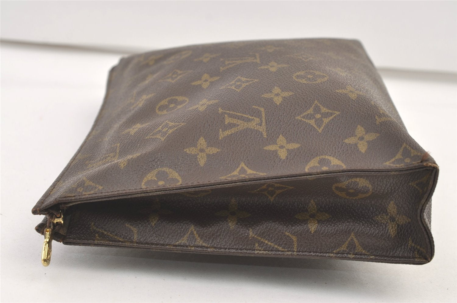 Authentic Louis Vuitton Monogram Poche Toilette 26 M47542 Cosmetics Pouch 1509K