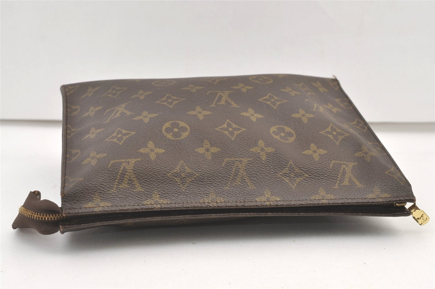 Authentic Louis Vuitton Monogram Poche Toilette 26 M47542 Cosmetics Pouch 1509K