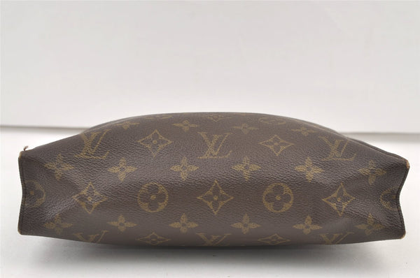 Authentic Louis Vuitton Monogram Poche Toilette 26 M47542 Cosmetics Pouch 1509K