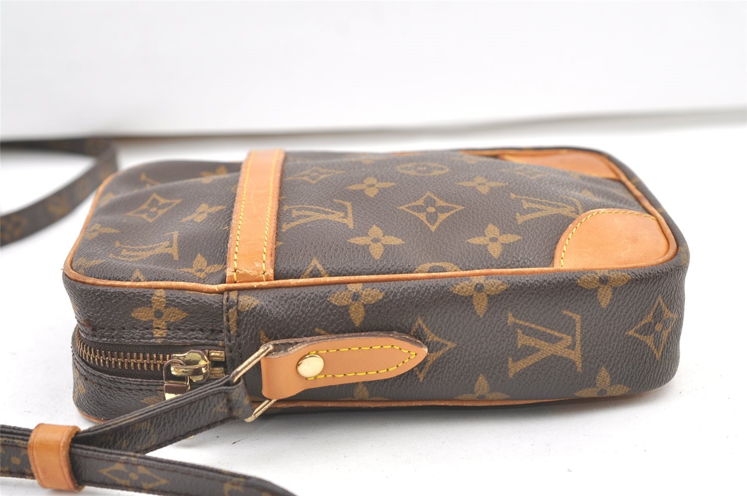 Authentic Louis Vuitton Monogram Danube Shoulder Crossbody Bag M45266 Junk 1510K