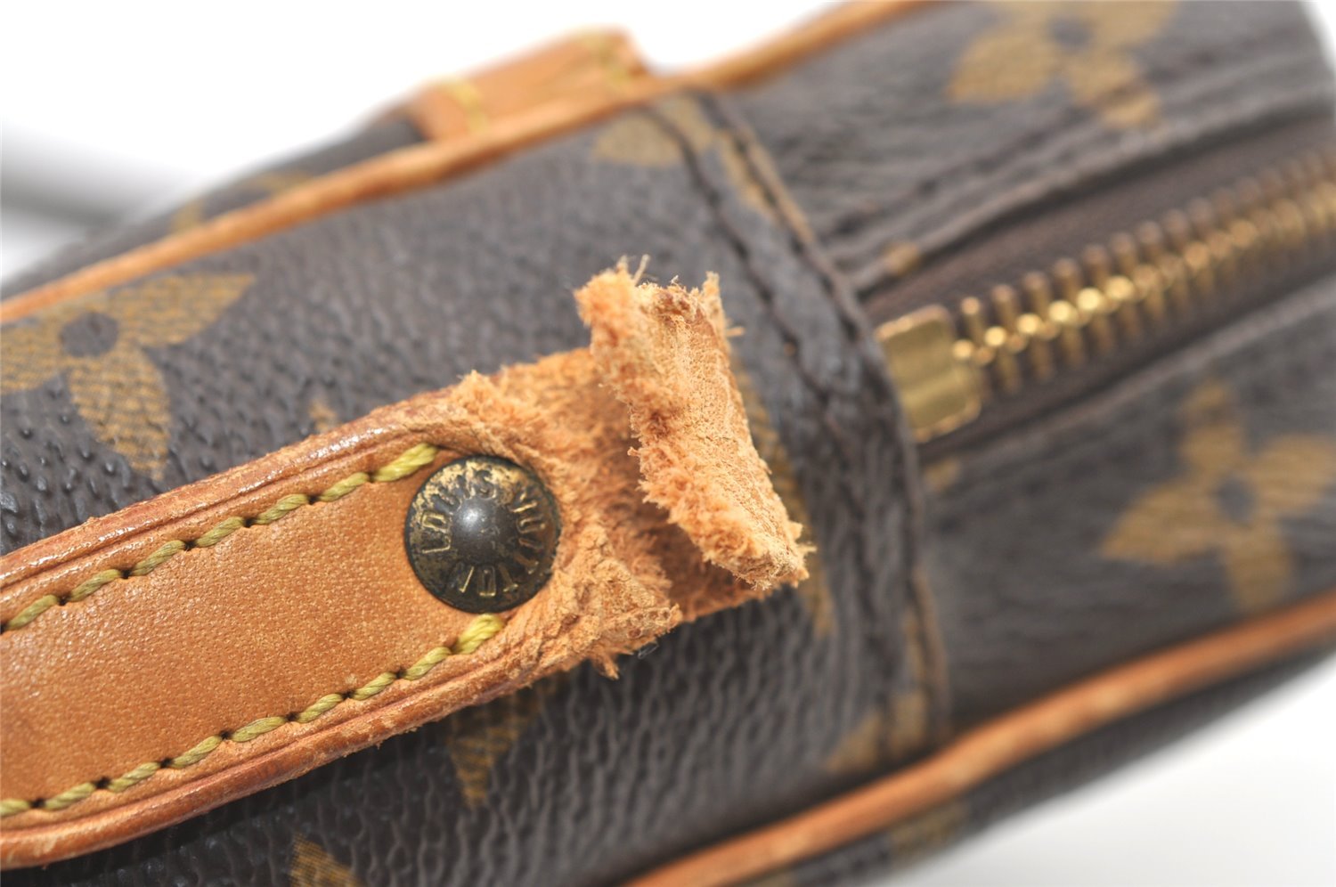 Authentic Louis Vuitton Monogram Danube Shoulder Crossbody Bag M45266 Junk 1510K