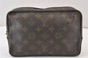 Auth Louis Vuitton Monogram Trousse Toilette 23 Clutch Bag M47524 LV Junk 1511K