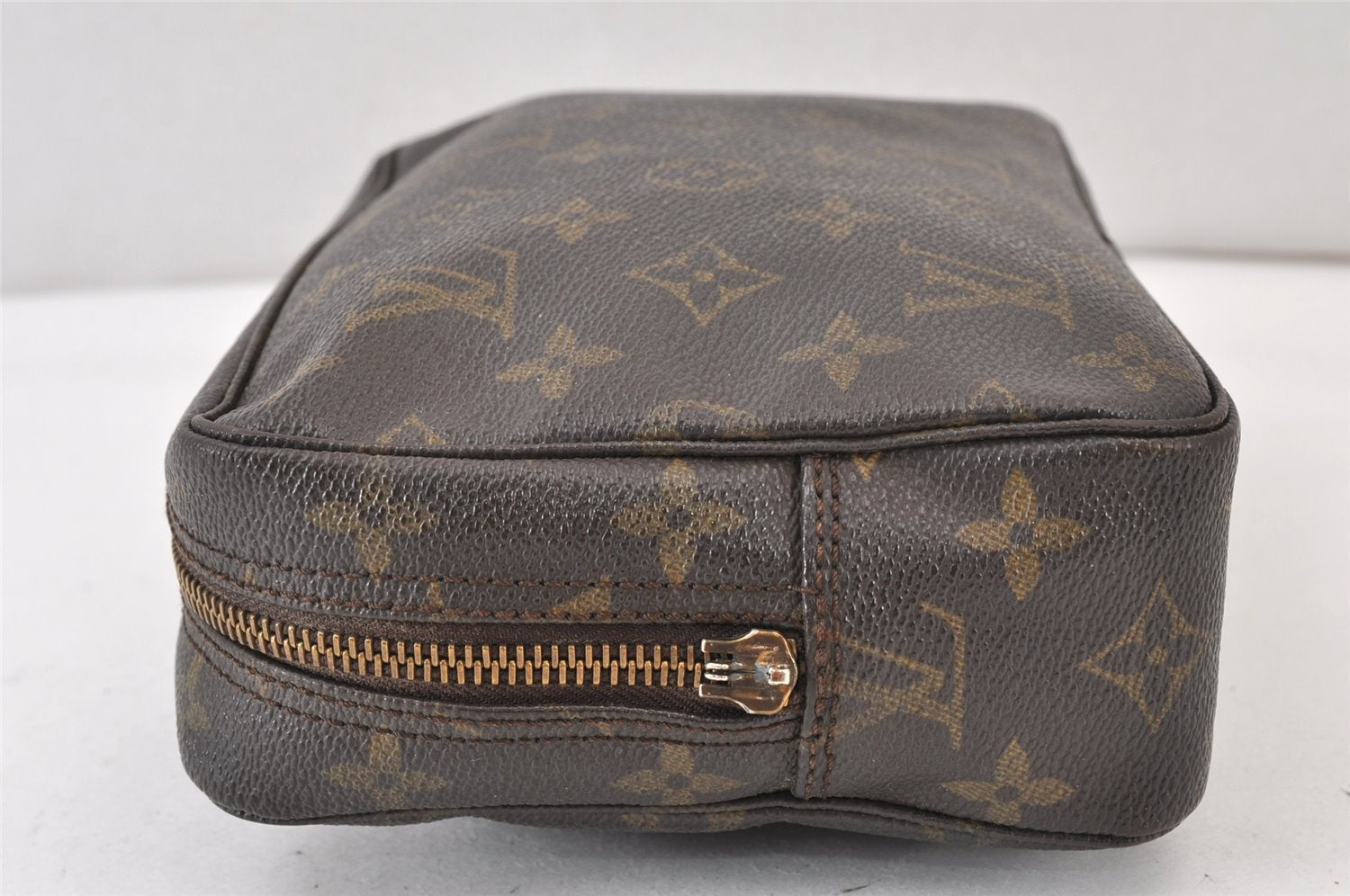 Auth Louis Vuitton Monogram Trousse Toilette 23 Clutch Bag M47524 LV Junk 1511K