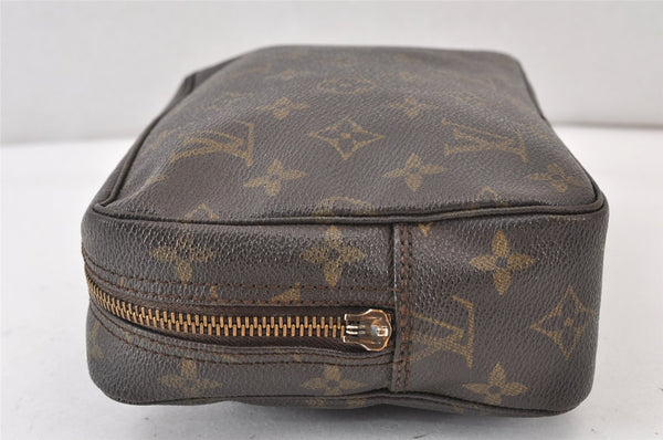 Auth Louis Vuitton Monogram Trousse Toilette 23 Clutch Bag M47524 LV Junk 1511K