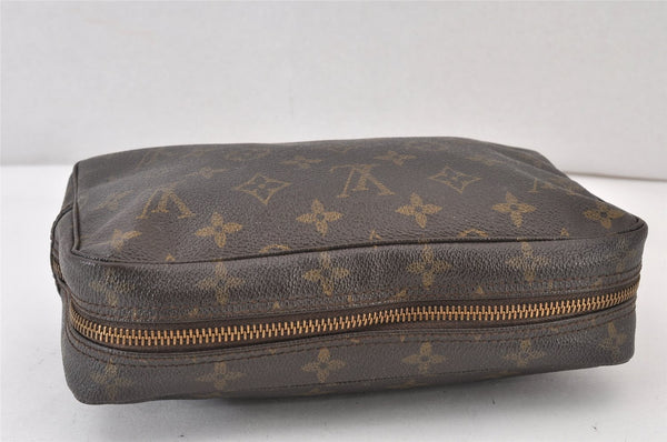 Auth Louis Vuitton Monogram Trousse Toilette 23 Clutch Bag M47524 LV Junk 1511K