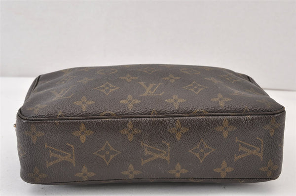 Auth Louis Vuitton Monogram Trousse Toilette 23 Clutch Bag M47524 LV Junk 1511K