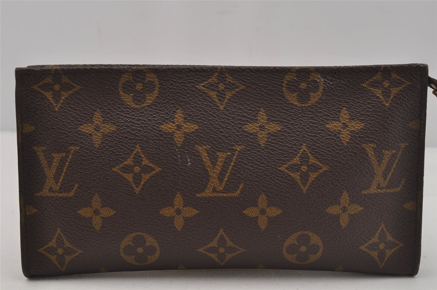 Authentic Louis Vuitton Monogram Pouch For Bucket GM LV Junk 1512J