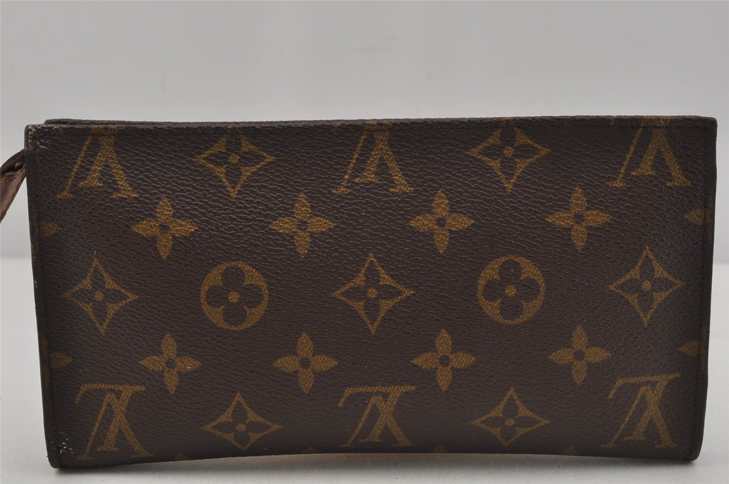 Authentic Louis Vuitton Monogram Pouch For Bucket GM LV Junk 1512J